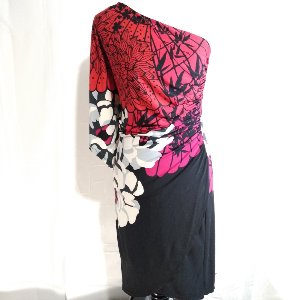 BISOU BISOU One Shoulder Women Dress Size 8